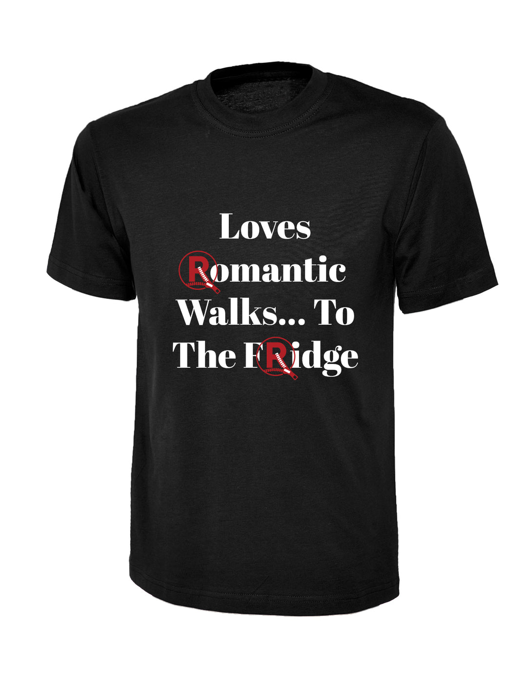 'Loves Romantic Walks...' T-Shirt