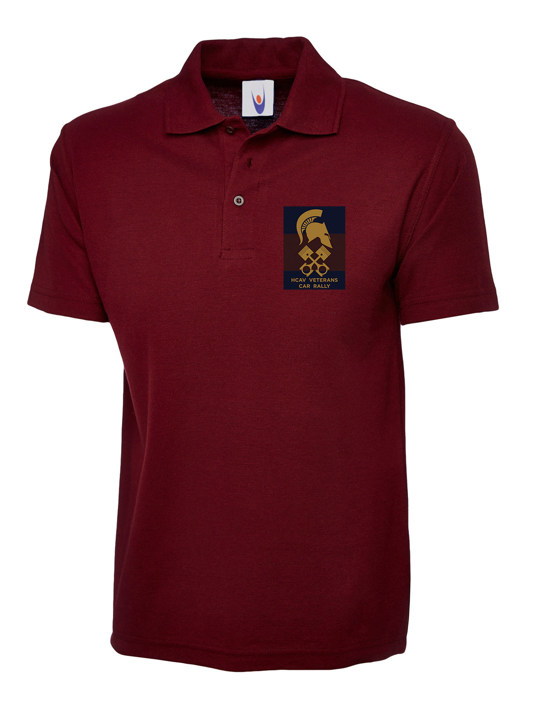 HCav Vets Rally Polo - Maroon