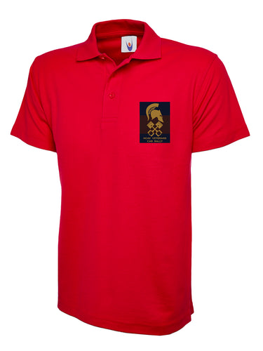 HCav Vets Rally Polo - Red