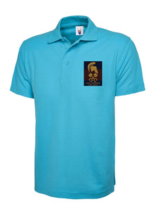 HCav Vets Rally Polo - Sky Blue