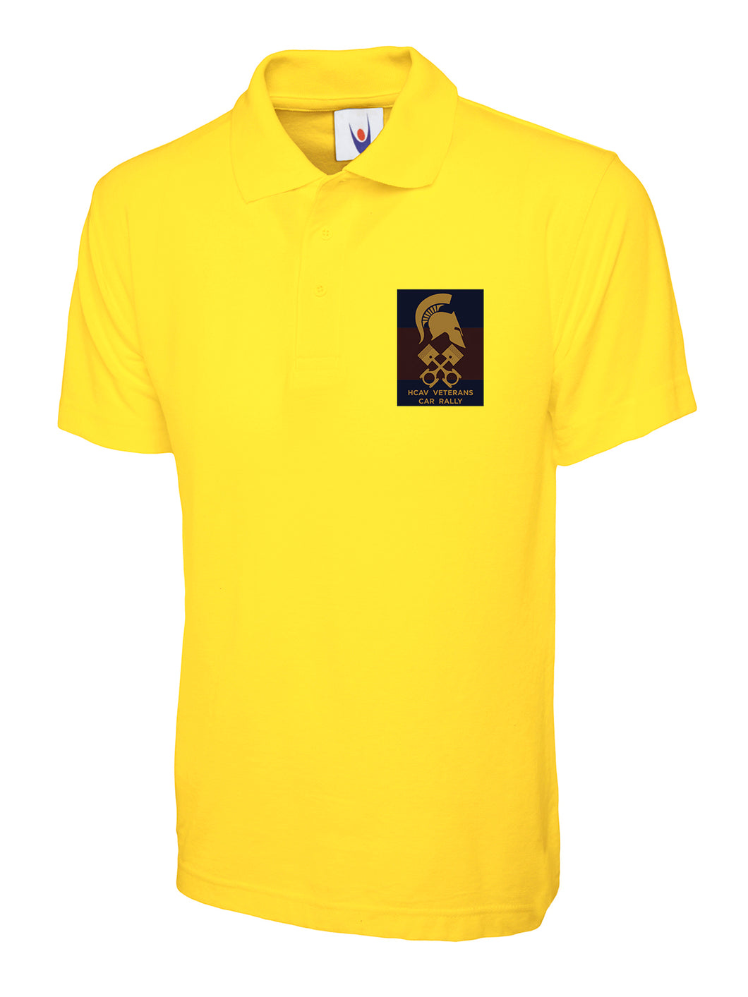 HCav Vets Rally Polo - Yellow