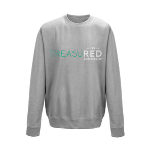 Heather Grey 'TREASURED' Sweat