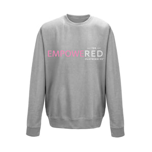 Heather Grey 'EMPOWERED' Sweat