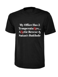 'My Office Has 2 Temperatures...' T-Shirt